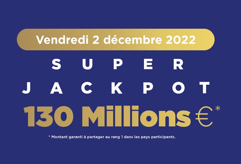 Super Jackpot Euromillions : 130 millions d’euros en jeu ce vendredi 2 décembre 2022 (horaires, comment jouer, résultats du tirage)