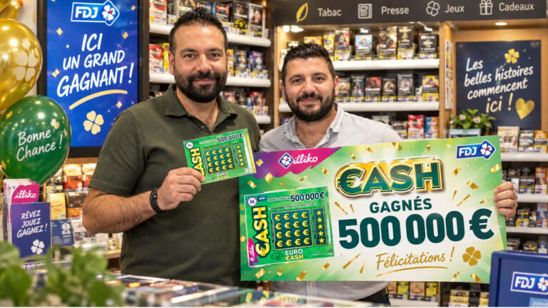 Cash FDJ : elle vient rejouer au Loto, tente un ticket à gratter et rafle 500 000 € dans le Morbihan